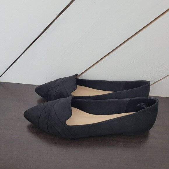 NEW Journee Collection Mindee Womens Size 10 Black Flat Sandals 5CT - Picture 3 of 6